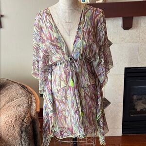 French caftan cover up NWOT